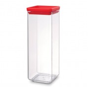 Прямоугольный контейнер Brabantia 2,5л красный