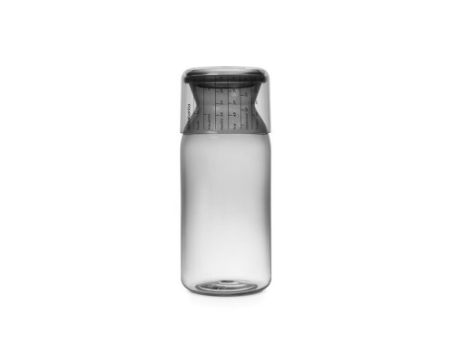 Пластиковая банка с мерным стаканом (1,3 л), Серый Brabantia
