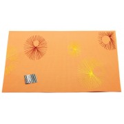 Подставка под горячее Hans & Gretchen полимер 30*40см оранжевая круги