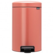 Мусорный бак с педалью newIcon 12 л Brabantia терракотовый