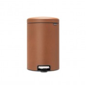 Мусорный бак с педалью newIcon 20 л Brabantia минеральная корица