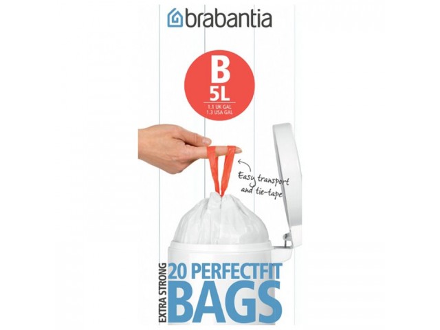 Пакет пластиковый Brabantia 5л 20шт