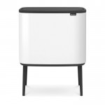 Мусорный бак Touch Bin Bo 3 х 11 л Белый Brabantia