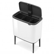 Мусорный бак Touch Bin Bo 3 х 11 л Белый Brabantia