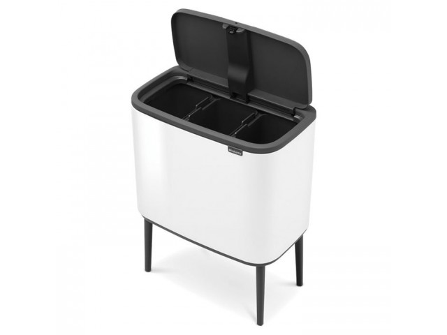 Мусорный бак Touch Bin Bo 3 х 11 л Белый Brabantia