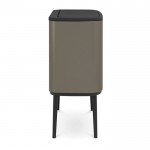Мусорный бак Brabantia BO TOUCH BIN 36л Платиновый
