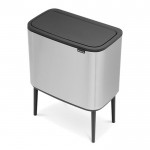 Мусорный бак Brabantia BO TOUCH BIN 36л стальной матовый Fingerprint Proof Мусорный бак Brabantia BO TOUCH BIN 36л стальной матовый Fingerprint Proof