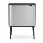 Мусорный бак Brabantia BO TOUCH BIN 36л стальной матовый Fingerprint Proof Мусорный бак Brabantia BO TOUCH BIN 36л стальной матовый Fingerprint Proof