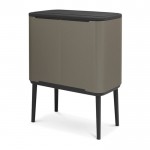 Мусорный бак Touch Bin Bo 3 х 11 л Платиновый Brabantia