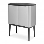 Мусорный бак Touch Bin Bo Brabantia 3*11 л стальной матовый Fingerprint Proof