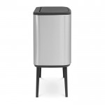 Мусорный бак Touch Bin Bo Brabantia 3*11 л стальной матовый Fingerprint Proof