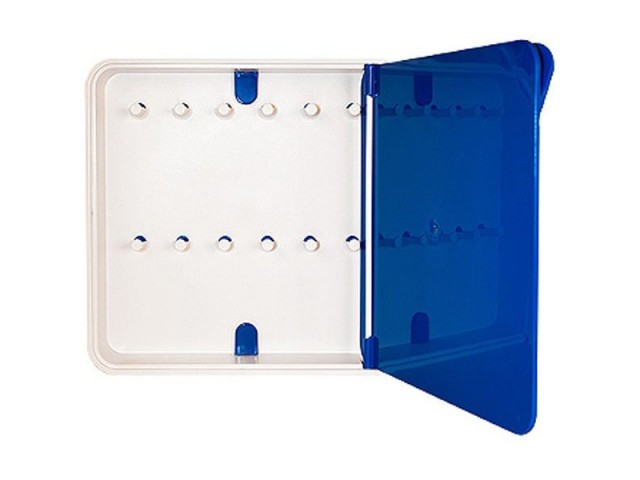 Ящик для ключей BYLINE полированный синий