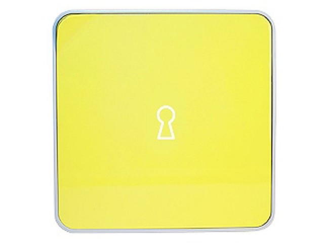 Ящик для ключей BYLINE матовыйый желтый