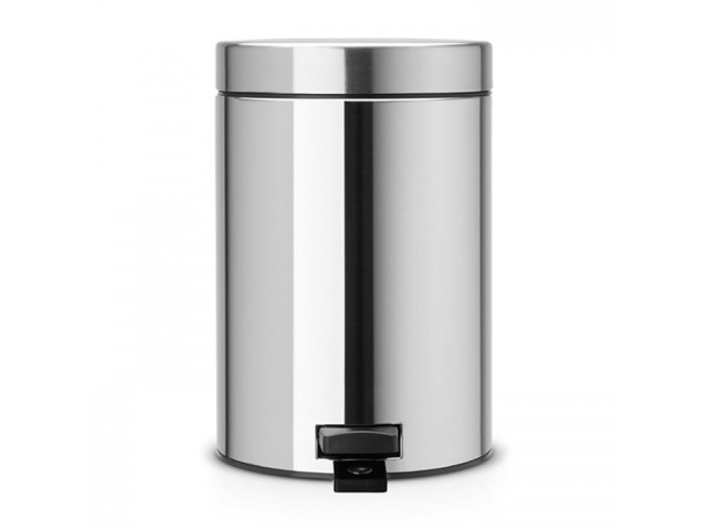 Мусорный бак Brabantia с педалью 3л Классический, стальной матовый