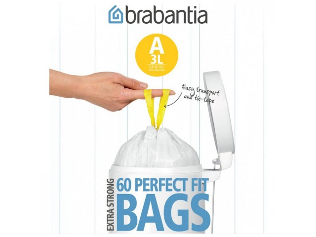Пакет пластиковый Brabantia 3л 60шт