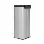 Прямоугольный мусорный бак 25л Brabantia с педалью, стальной матовый FPP