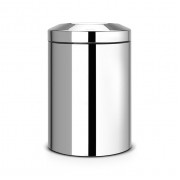 Урна для бумаг с защитой от возгорания 15 л стальной полированный Brabantia