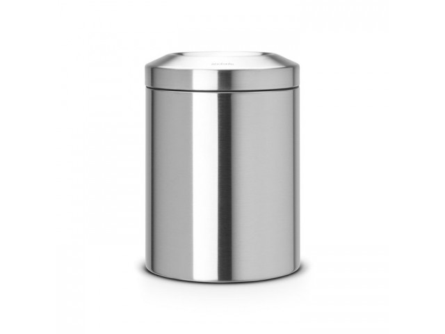 Урна для бумаг с защитой от возгорания 7 л стальной матовый Brabantia