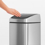 Мусорный бак Brabantia TOUCH BIN прямоугольная25л