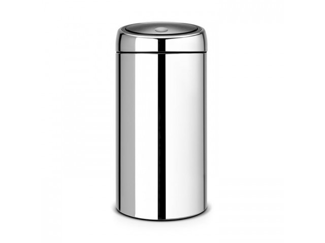 Мусорный бак Touch Bin 45 л стальной полированный