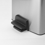 Прямоугольный мусорный бак Brabantia 10л стальной полированный