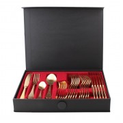 Набор столовых приборов Herdmar Rocco Old Gold на 6 персон 24 предмета