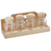 Набор для специй Hans & Gretchen на подставке 4 предмета