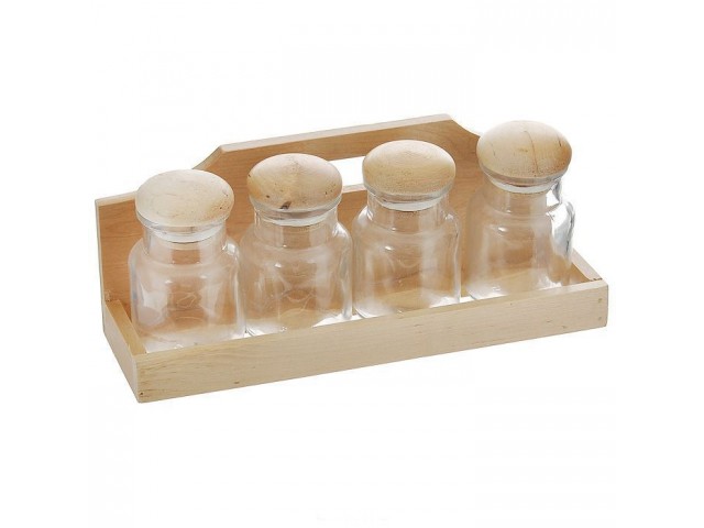 Набор для специй Hans & Gretchen на подставке 4 предмета
