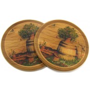 Набор подставок под горячее Hans & Gretchen с декором 28HS-4008