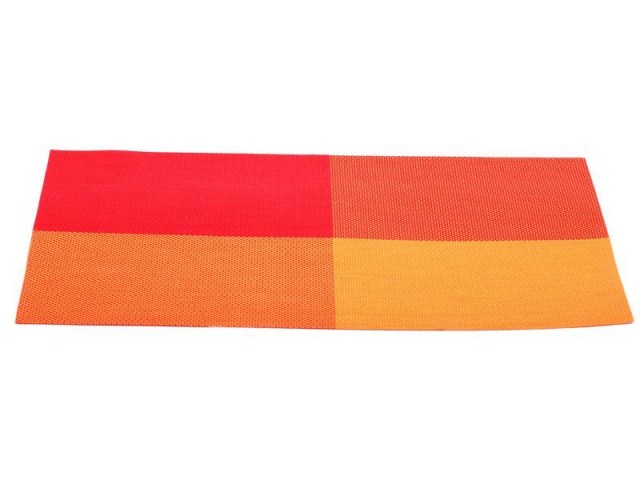 Подставка под горячее Hans & Gretchen полимер 30х45см красно-оранжевая