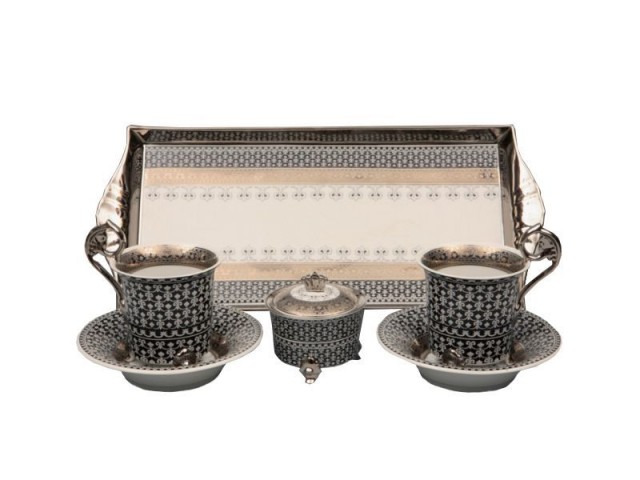 Подарочный набор чайный Тет-а-тет Rudolf Kampf Национальные Традици 2115 в подарочном коробе 0,1 л