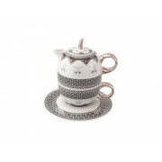 Чайный набор Rudolf Kampf Национальные Традици 2115 линия Сирия (чайник 0,4 л + чашка 0,2 л) в подарочном коробе