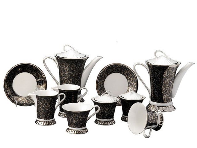 Сервиз чайный Rudolf Kampf Византия 2243 на 6 персон 15 предметов в подарочном коробе