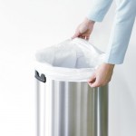 Мусорный бак Push Bin 60 л Полированная сталь Brabantia