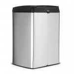 Прямоугольный мусорный бак Brabantia 10л стальной матовый FPP