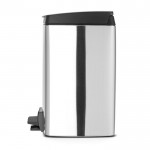 Прямоугольный мусорный бак Brabantia 10л стальной матовый FPP