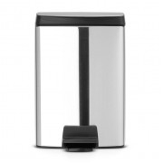 Прямоугольный мусорный бак Brabantia 10л стальной матовый FPP