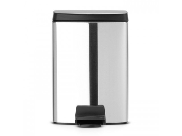 Прямоугольный мусорный бак Brabantia 10л стальной матовый FPP