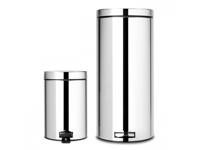 Набор Мусорный бак Brabantia с педалью 30л и 3л Набор Мусорный бак Brabantia с педалью 30л и 3л