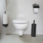 Туалетный ершик с держателем Profile Черный матовый Brabantia