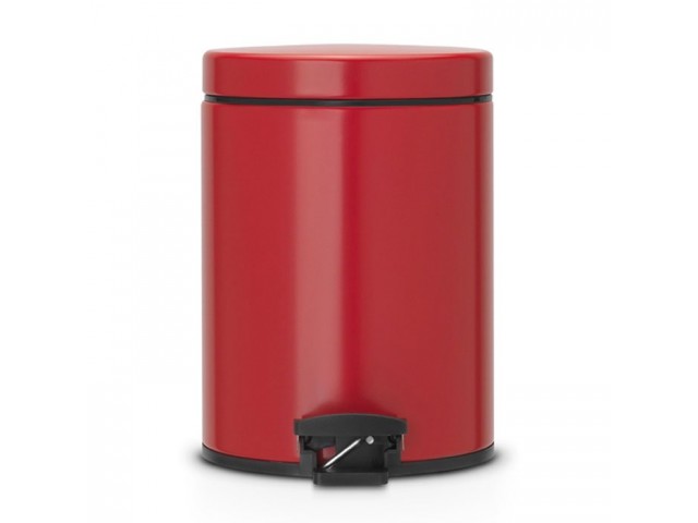Мусорный бак Brabantia с педалью 5л Классический, Пламенно-красный