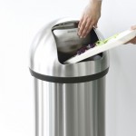 Мусорный бак Push Bin 60 л стальной матовый Brabantia