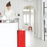 Мусорный бак Brabantia с педалью 40л FB Красный