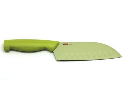 Нож кухонный сантоку Microban 13см Зеленый