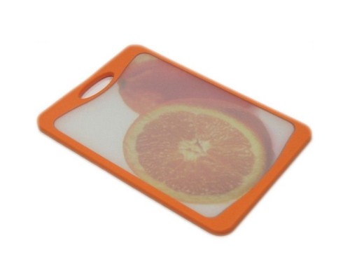 Кухонная доска Microban FLUTTO 20*14см Оранжевый апельсин