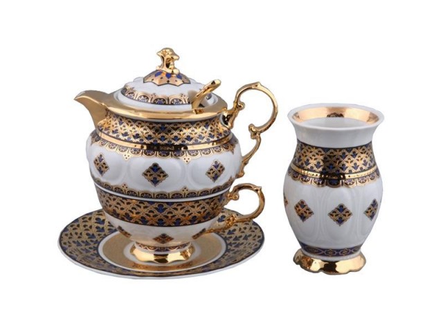 Подарочный набор чайный Rudolf Kampf Национальные Традиции 2075 на 1персону 6 предметов в подарочном коробе