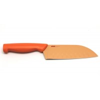 Нож кухонный сантоку Microban 13см Оранжевый