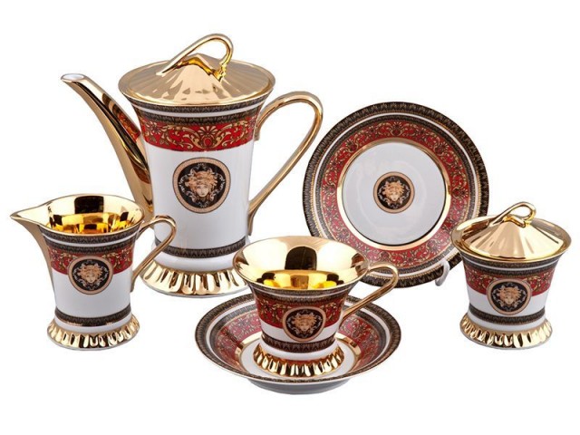 Сервиз чайный Rudolf Kampf Византия 2039 на 6 персон 15 предметов
