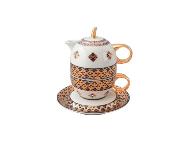 Набор для чая Rudolf Kampf Национальные Традиции 2075 линия Марокко (чайник 0,4 л + чашка 0,2 л)