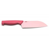 Нож кухонный сантоку Microban 13см Розовый